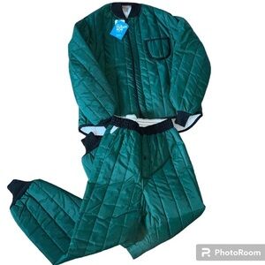 Vintage NWT Dacron Hollofil 808 Insulated Coat and Pants Snow Set Size Medium